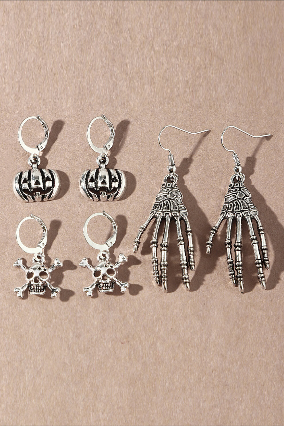 Assorted Halloween Themed Dangle Earrings Set